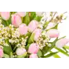 Kytice růžových tulipánů
